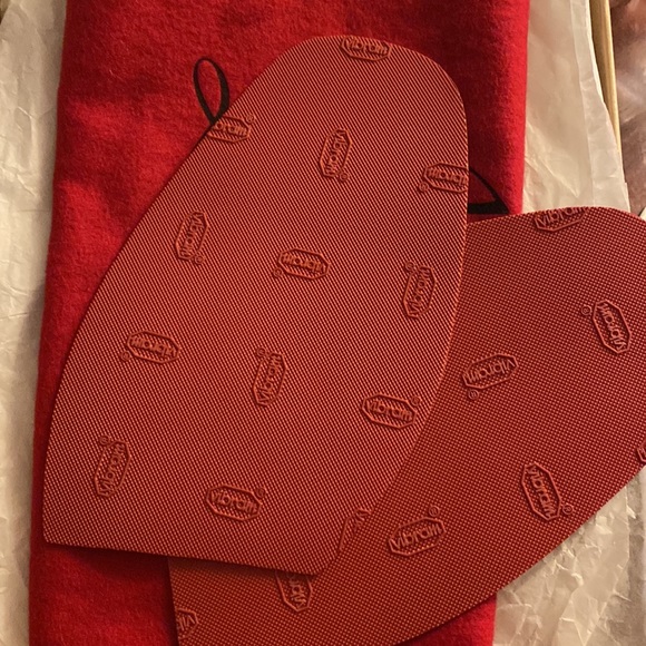 *OG pair* Christian Louboutin So Kate 120 Metal Patent Rouge Noir - Picture 10 of 10